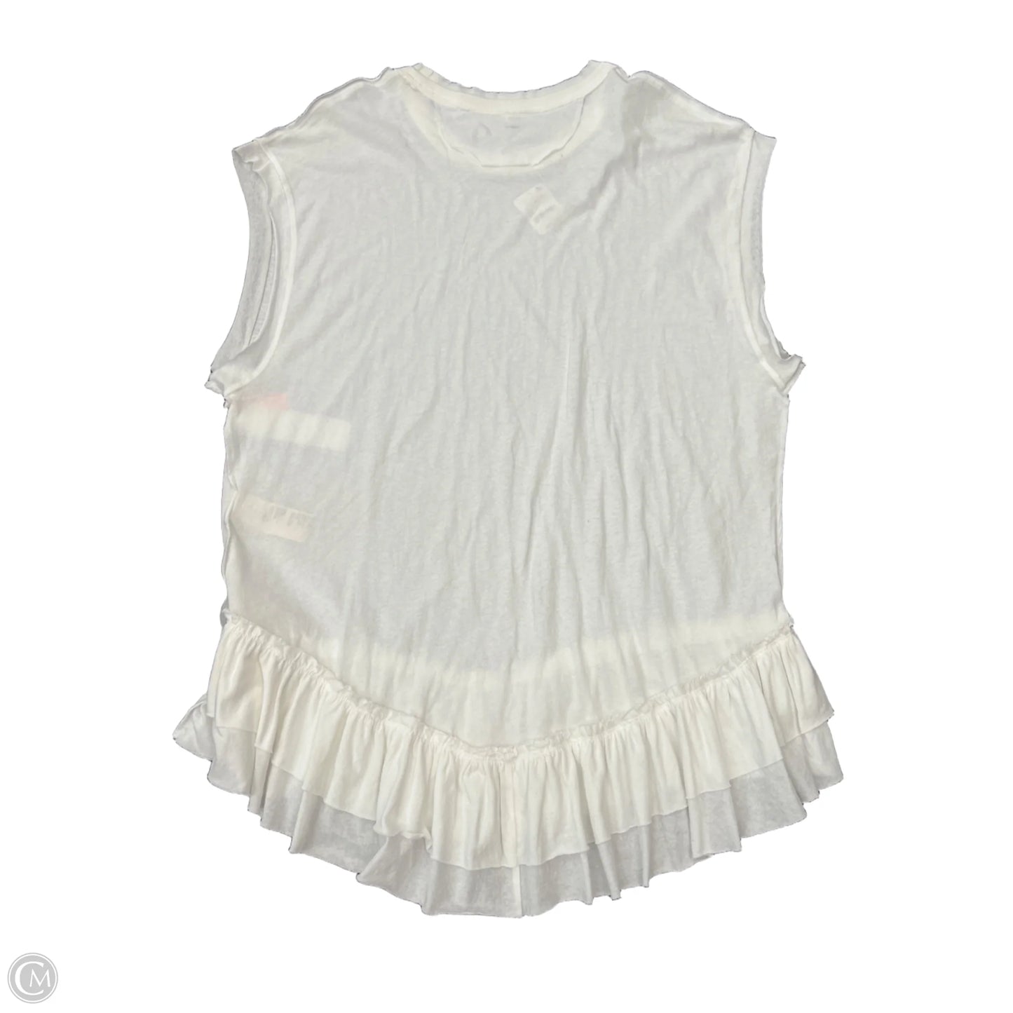 Top Sleeveless By Free People In White, Size: M