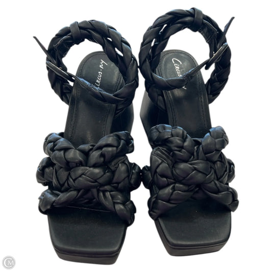 Sandals Heels Block By Circus By Sam Edelman In Black, Size: 5.5