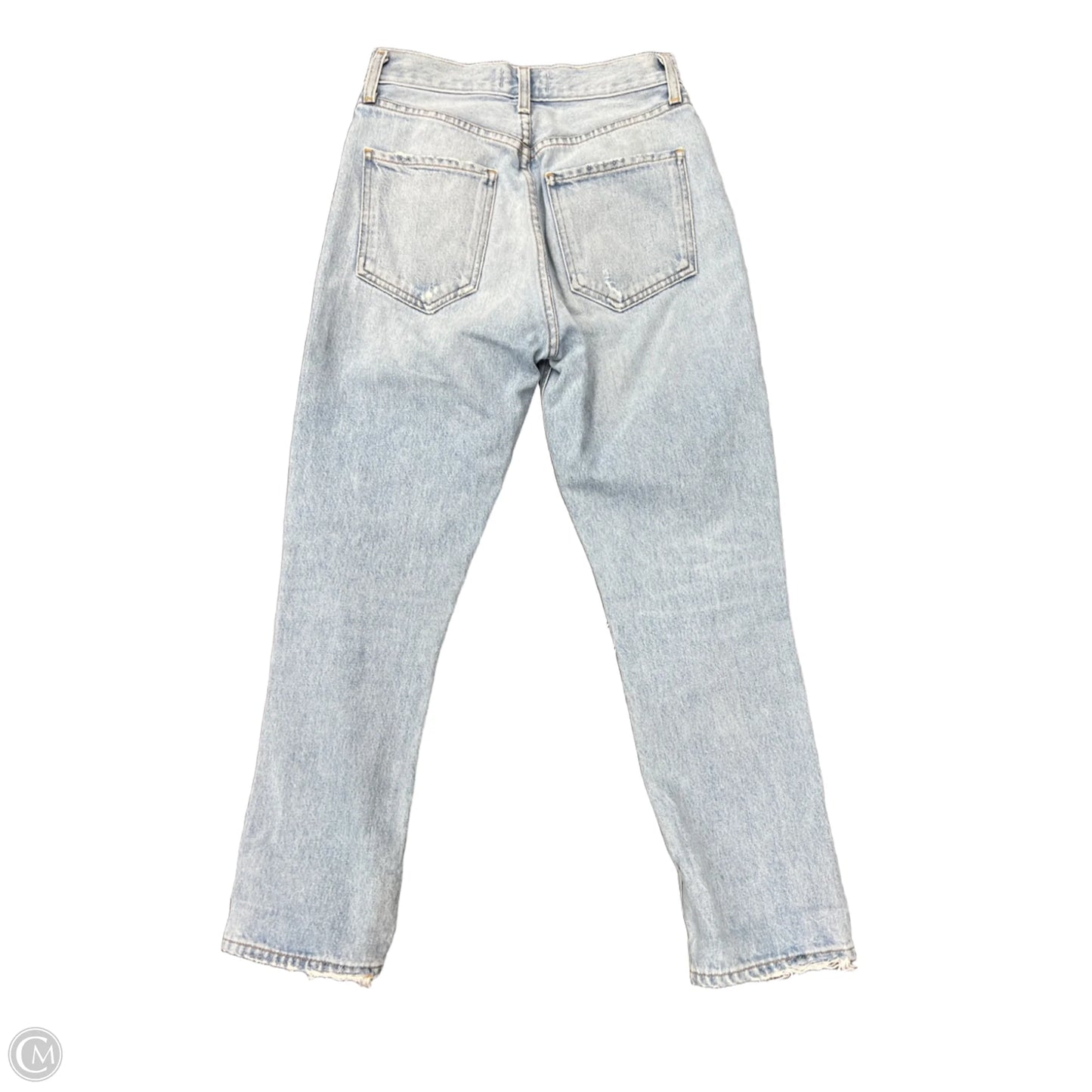 Jeans Cropped By Agolde In Blue, Size: 0