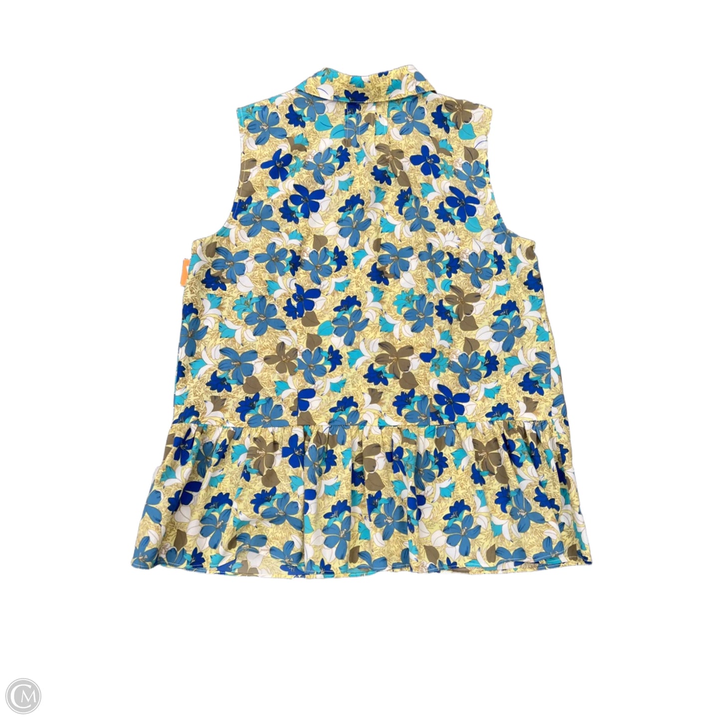 Top Sleeveless By Cabi In Yellow, Size: S