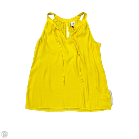 Top Sleeveless By Cabi In Yellow, Size: S