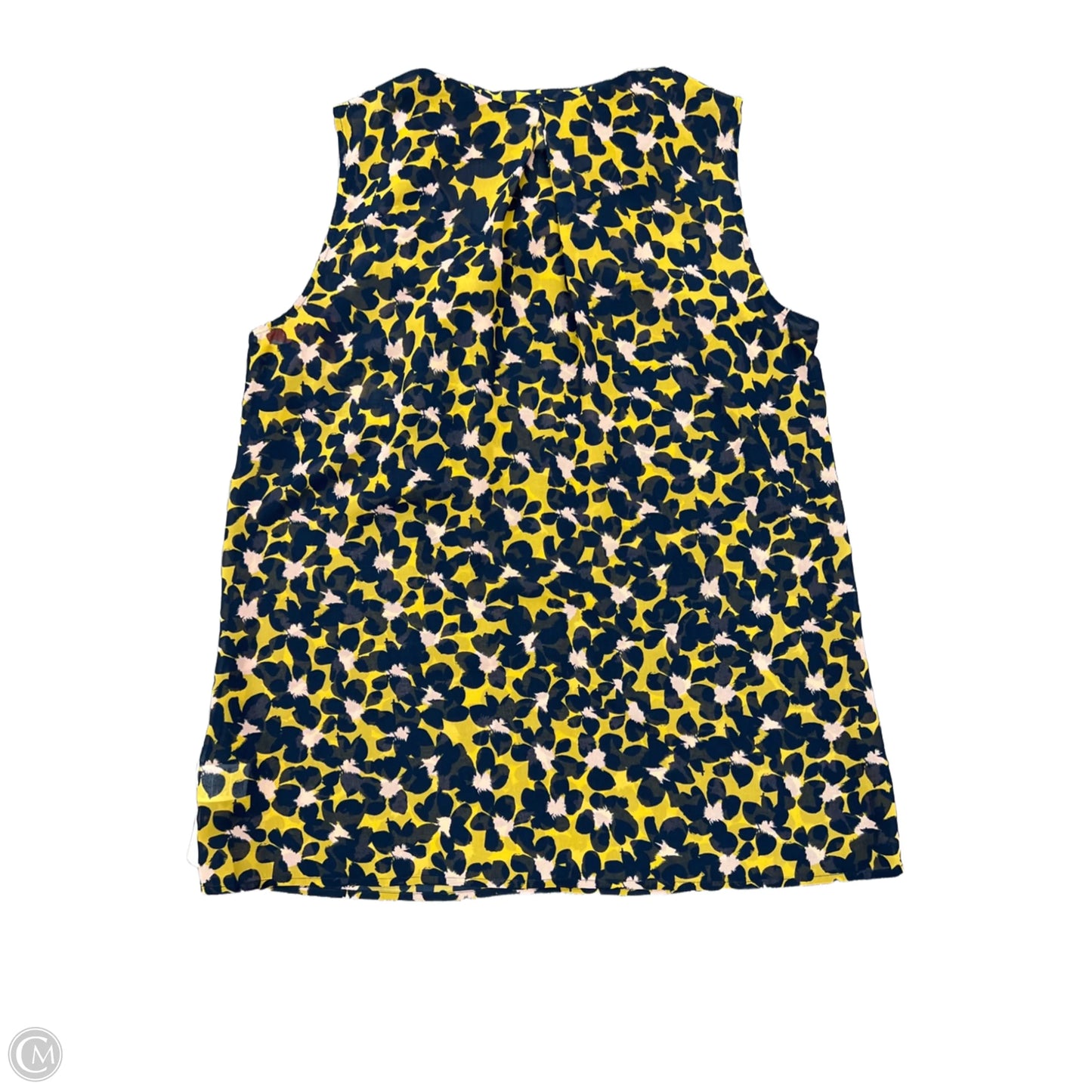 Top Sleeveless By Cabi In Floral Print, Size: S