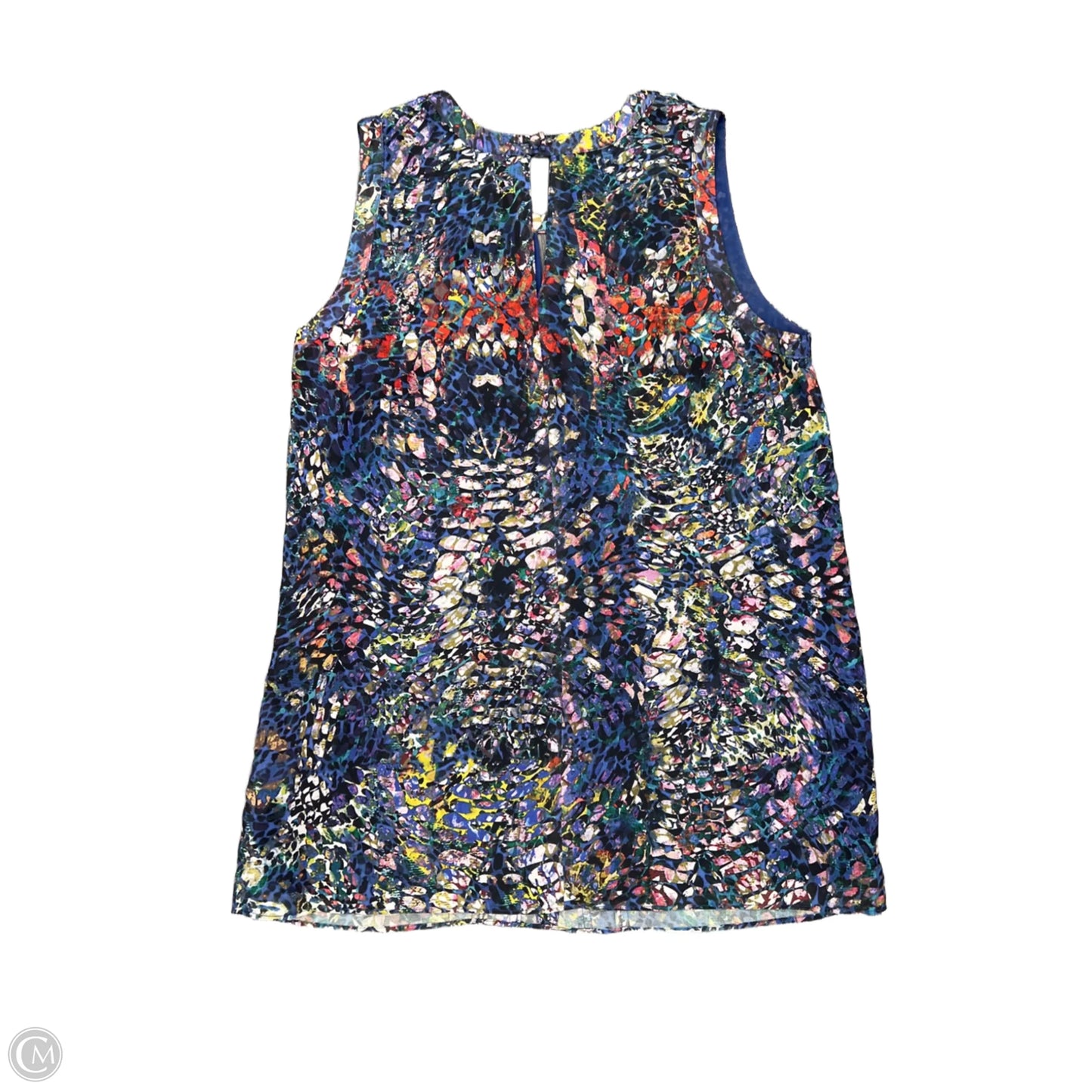 Top Sleeveless By Cabi In Multi-colored, Size: S
