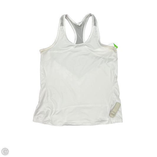 Athletic Tank Top By Athleta In White, Size: M