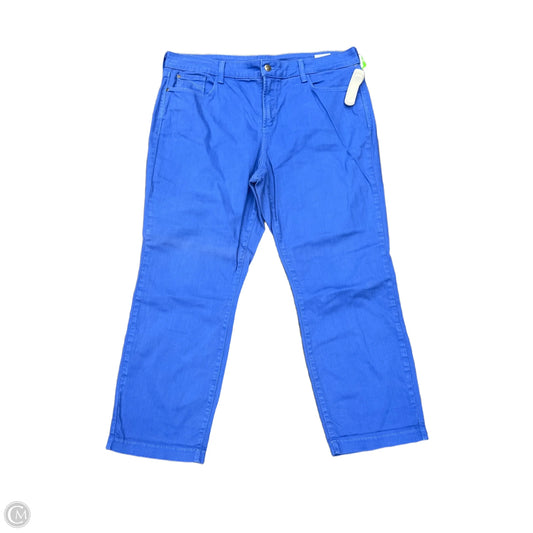 Jeans Cropped By Not Your Daughters Jeans In Blue, Size: 14