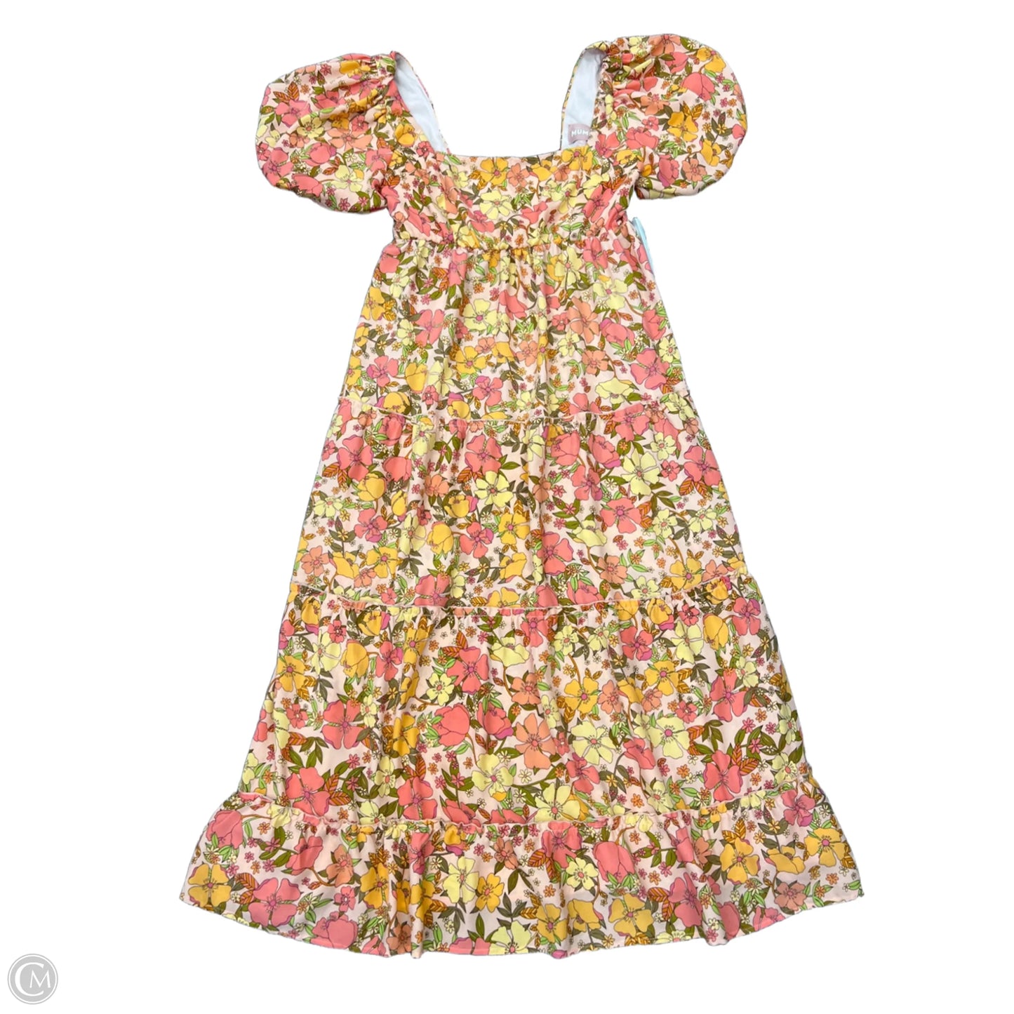 Dress Party Long By Mumu In Floral Print, Size: Xl