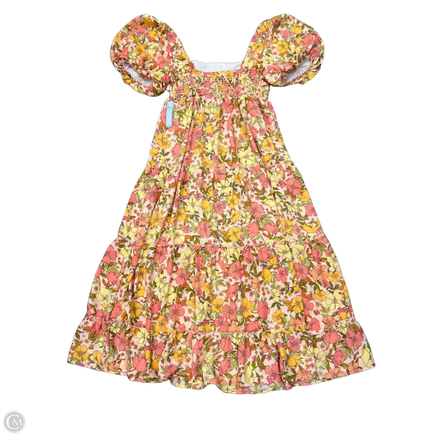 Dress Party Long By Mumu In Floral Print, Size: Xl