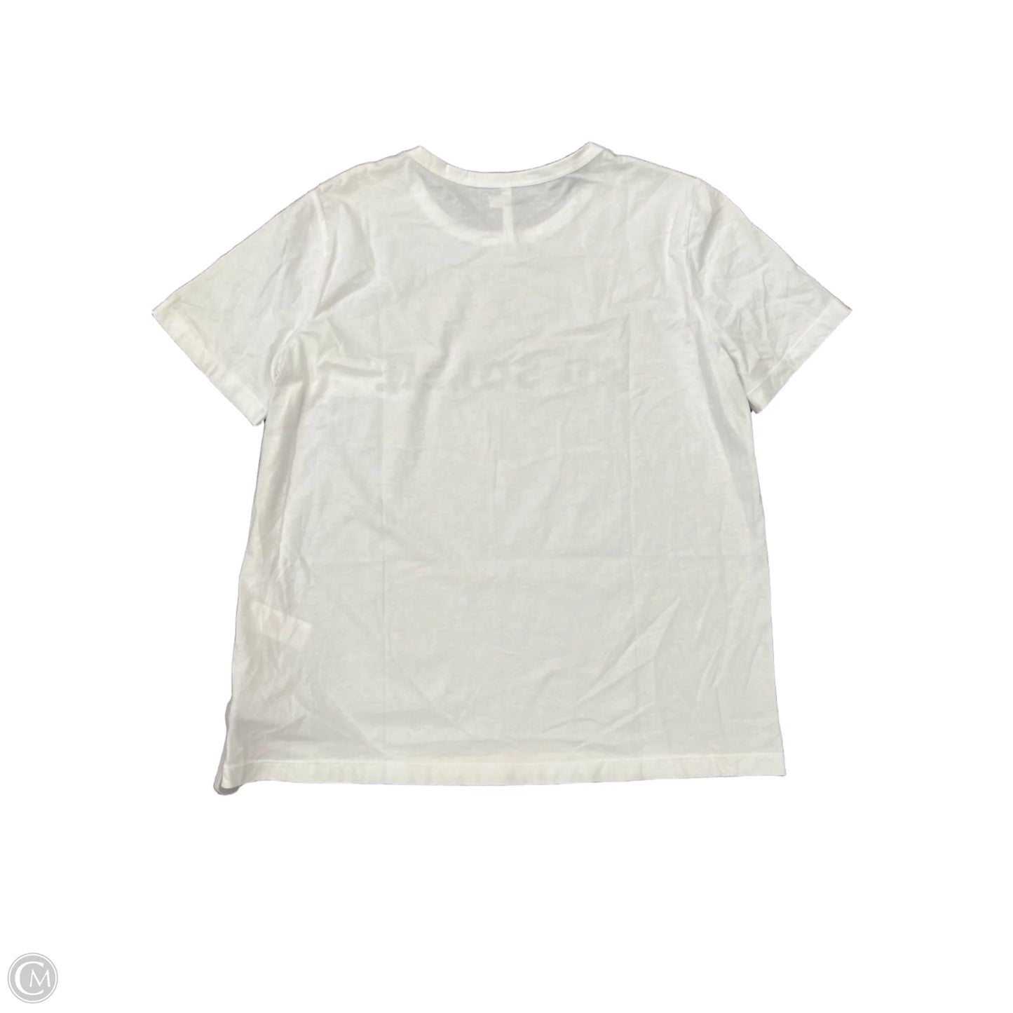 Top Short Sleeve By Cmb In White, Size: Xs