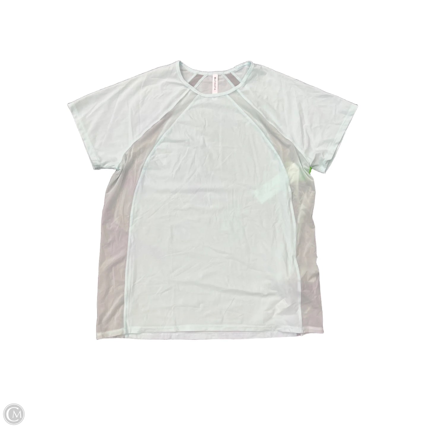 Athletic Top Short Sleeve By Athleta In Blue, Size: S
