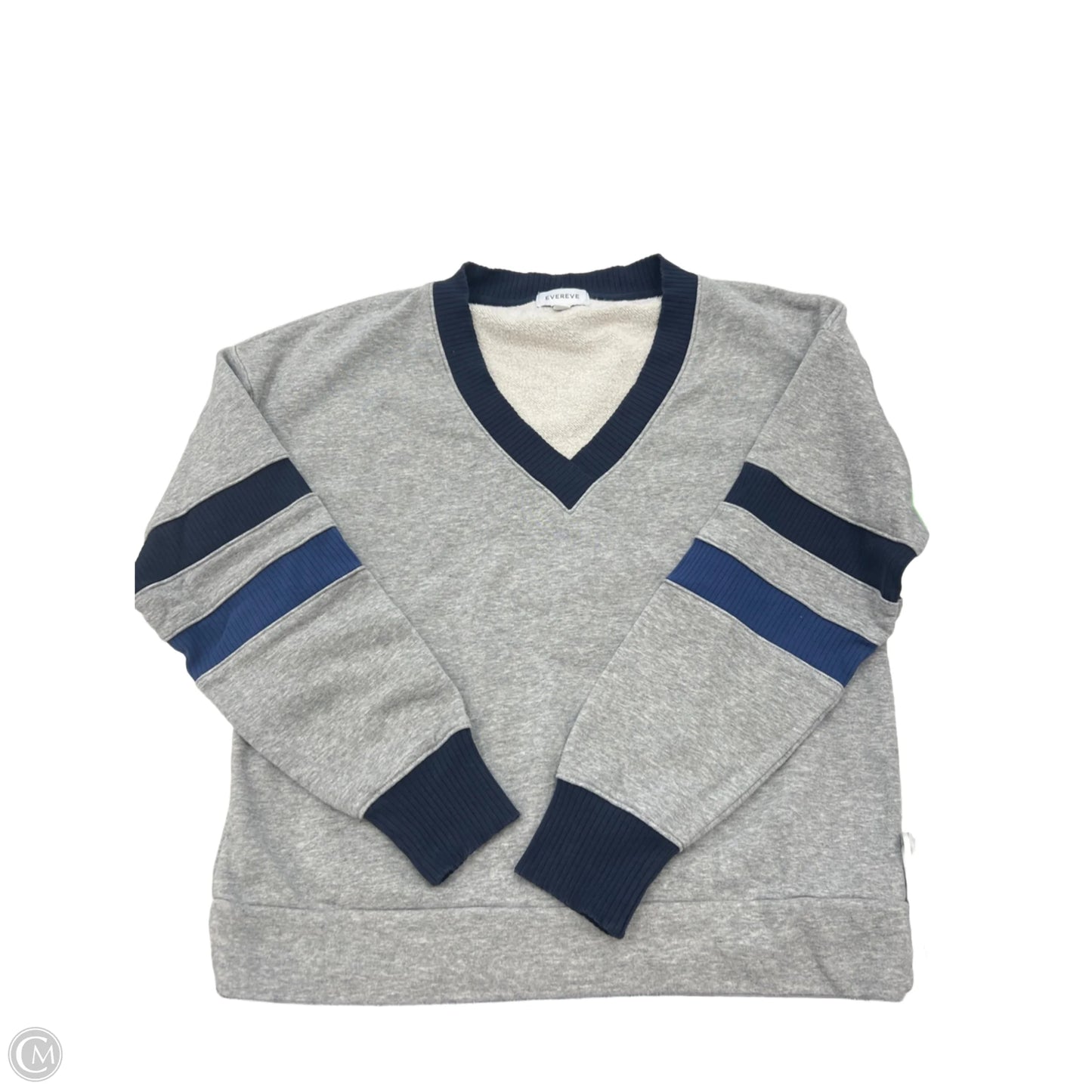 Top Long Sleeve By Evereve In Grey, Size: S