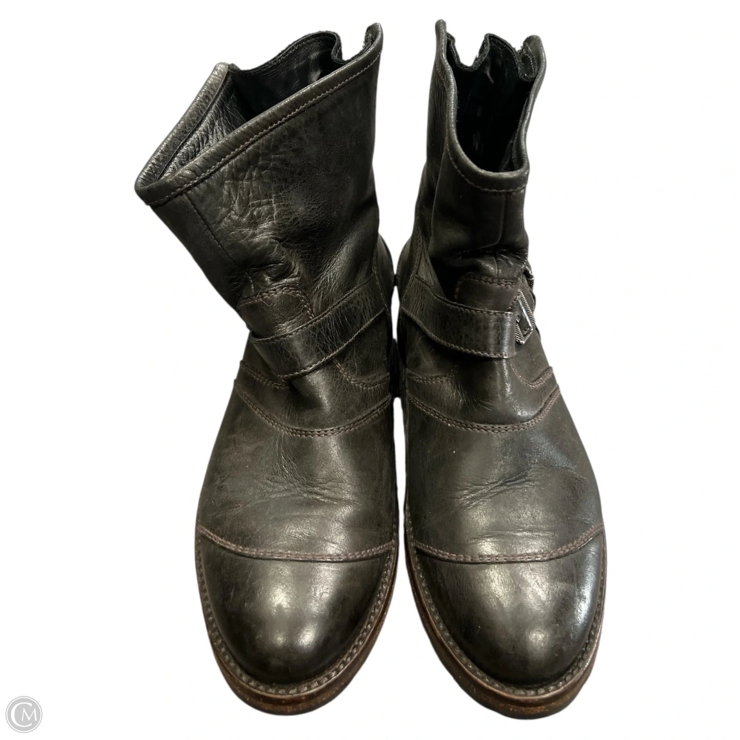 Boots Ankle Flats By Cma In Black, Size: 7.5