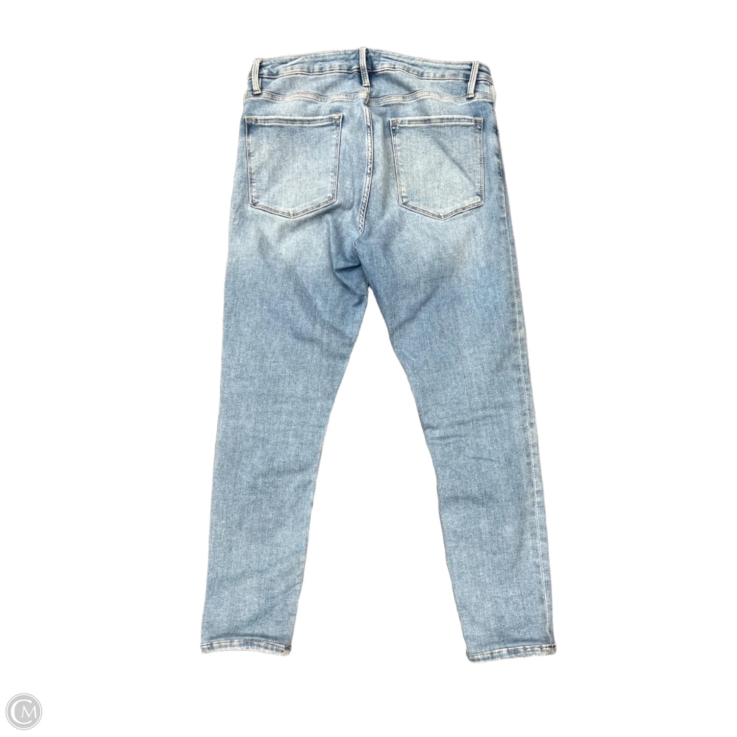 Jeans Skinny By Frame In Blue, Size: 10