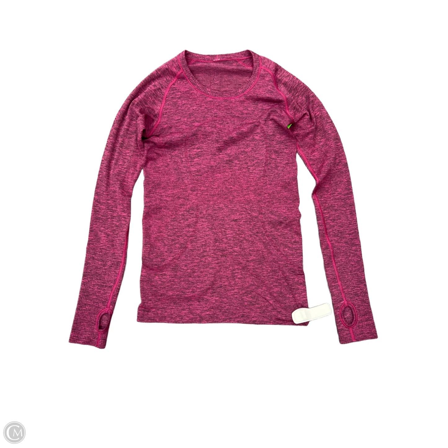 Athletic Top Long Sleeve Crewneck By Lululemon In Pink, Size: 6