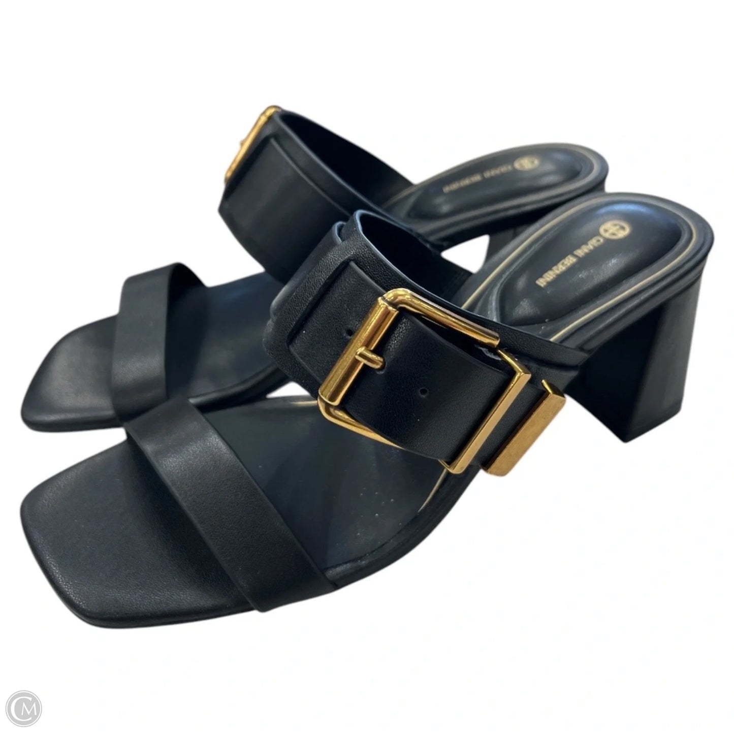 Sandals Heels Block By Giani Bernini In Black, Size: 7