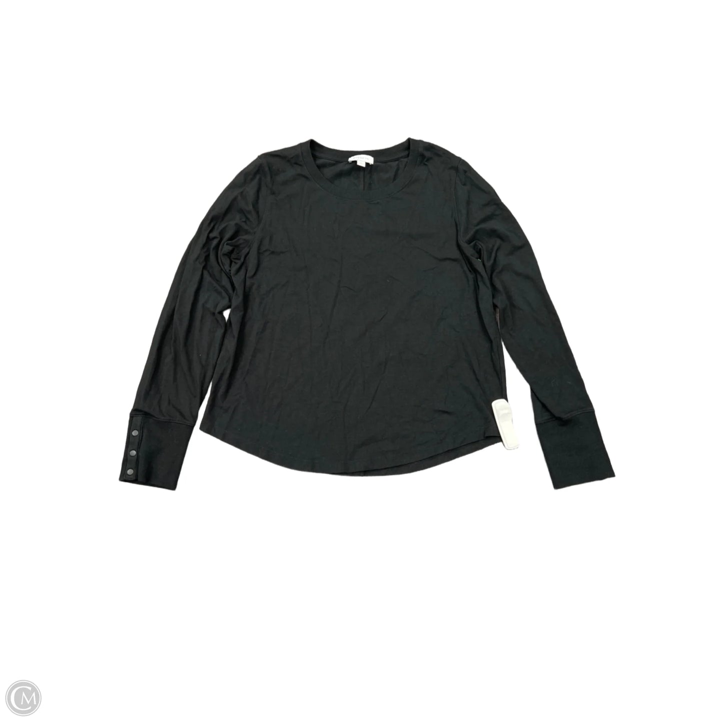 Top Long Sleeve By Evereve In Black, Size: L