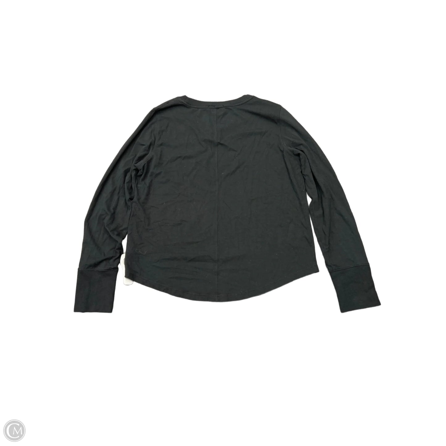 Top Long Sleeve By Evereve In Black, Size: L