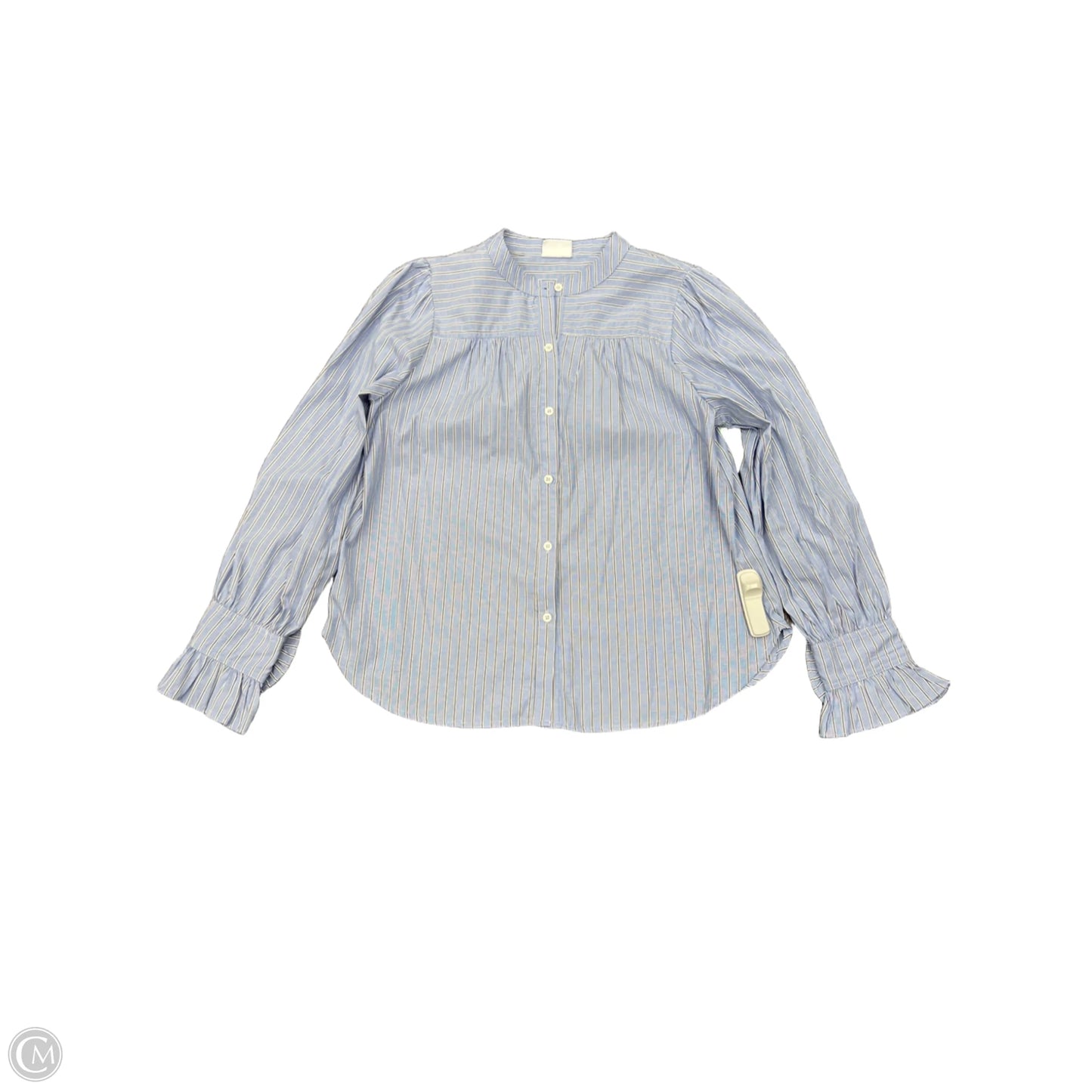 Top Long Sleeve By Clothes Mentor In Blue, Size: L