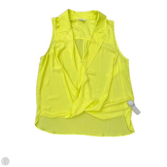 Top Sleeveless By Cmc In Yellow, Size: L
