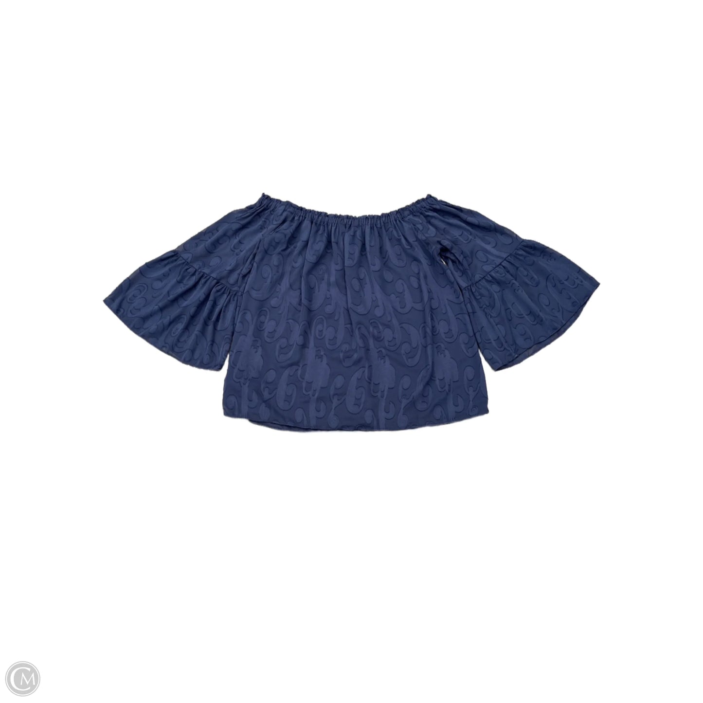 Top Long Sleeve Designer By Lilly Pulitzer In Blue, Size: L