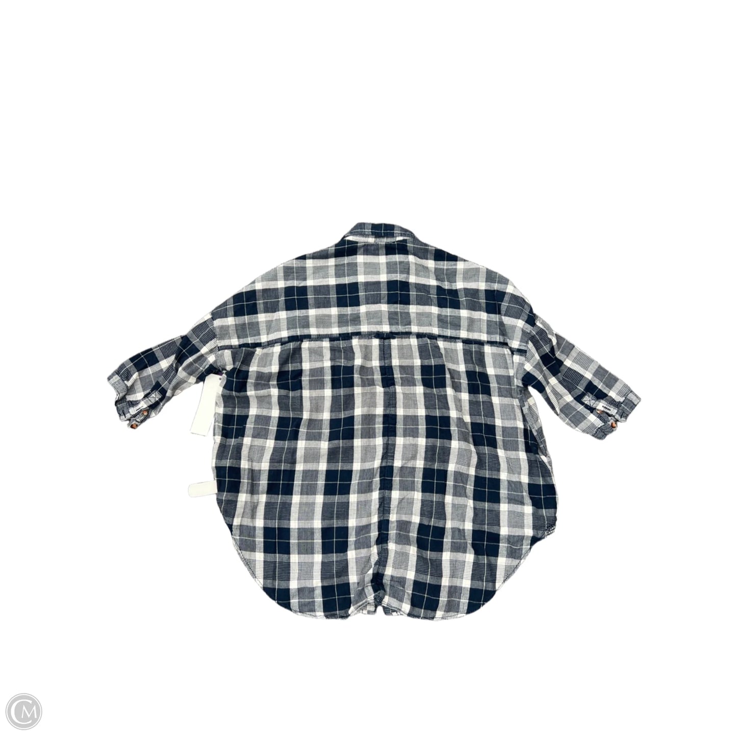 Top 3/4 Sleeve By Pilcro In Blue, Size: M