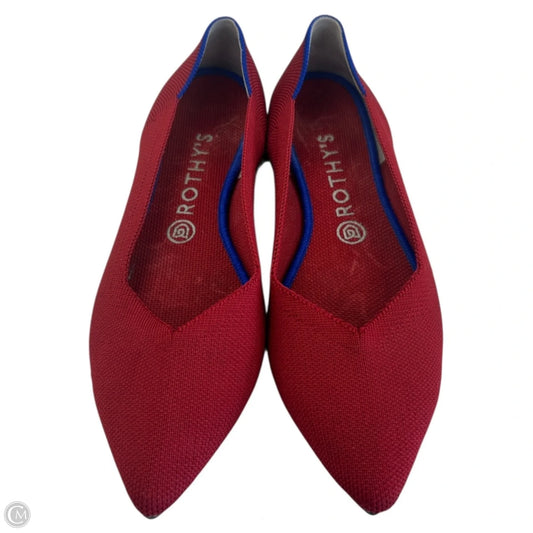 Shoes Flats By Rothys In Red, Size: 9.5