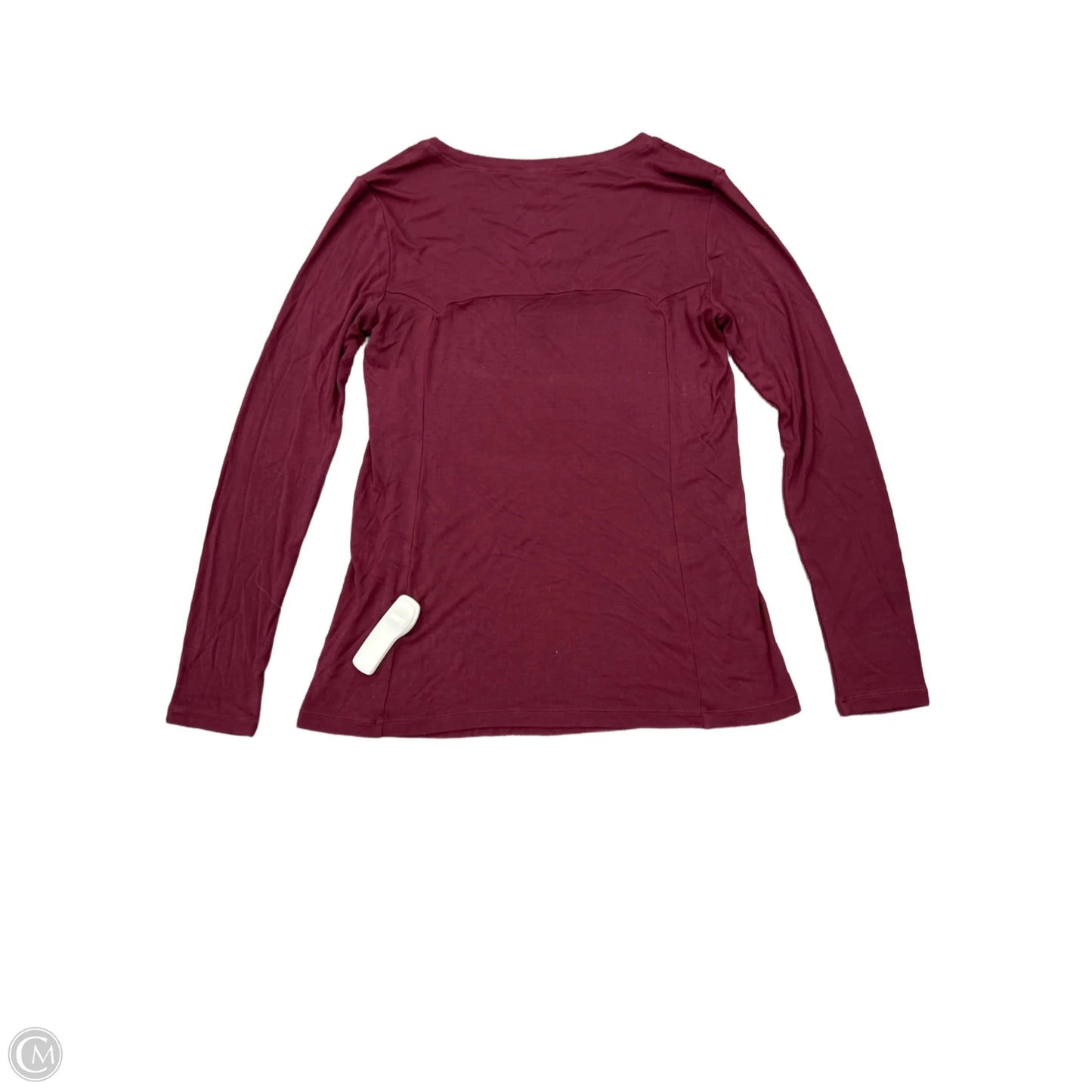 Top Long Sleeve By Cabi In Maroon, Size: Xs