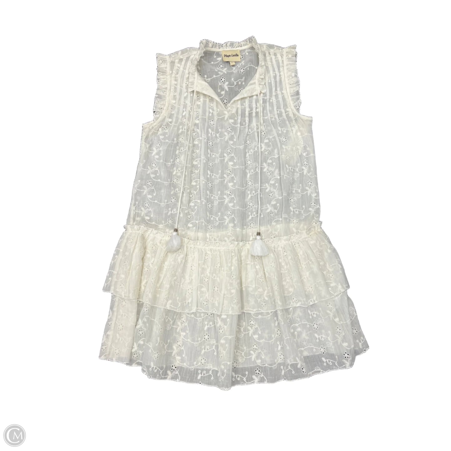 Dress Casual Short By Cmb In White, Size: Xs