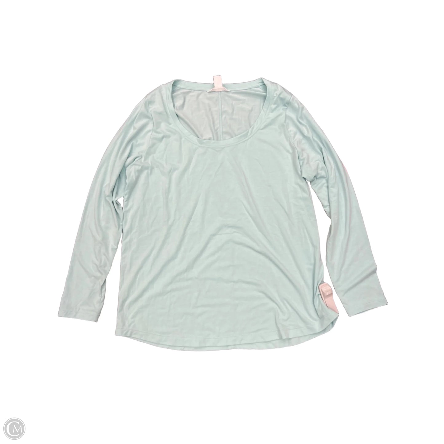 Athletic Top Long Sleeve Crewneck By Athleta In Green, Size: L