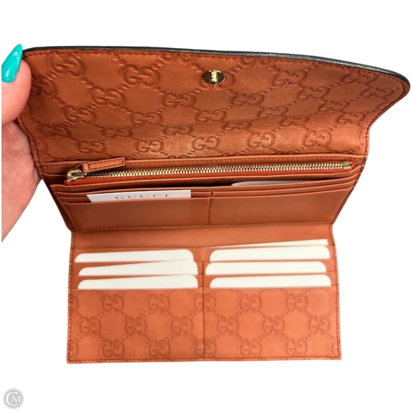 Wallet Luxury Designer By Gucci, Size: Medium