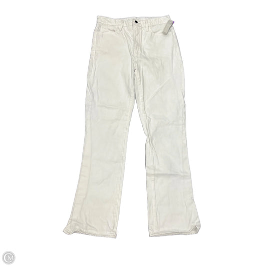 Jeans Straight By Frame In White, Size: 4