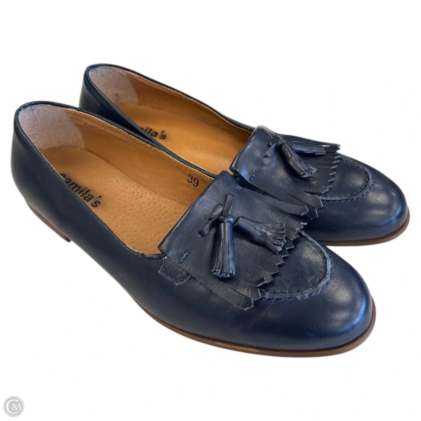 Shoes Flats By Cmb In Blue, Size: 8.5