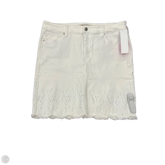 Skirt Mini & Short By Liverpool In White, Size: 12