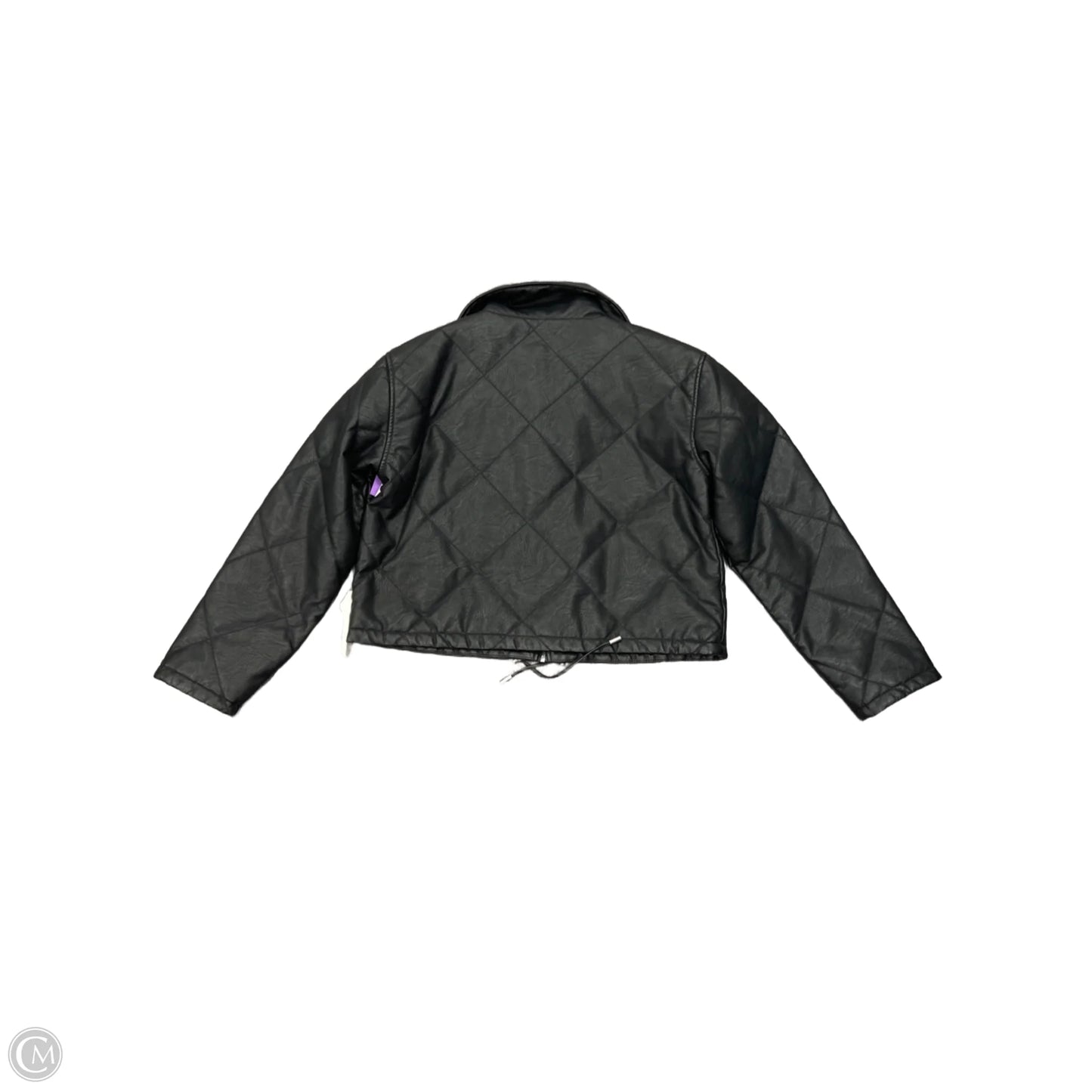 Jacket Moto By Dkny In Black, Size: Xs