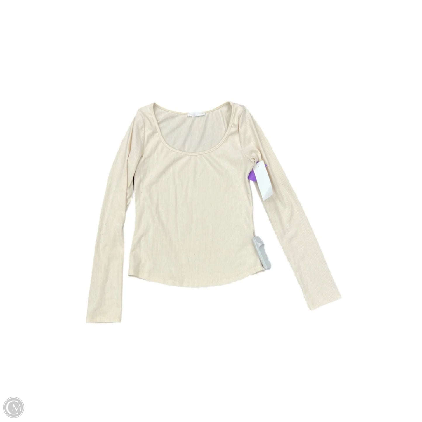 Top Long Sleeve Basic By Cma In Tan, Size: Xs
