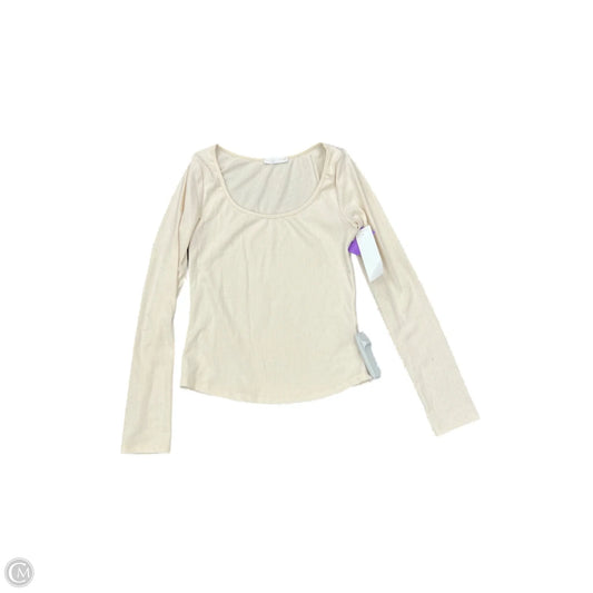 Top Long Sleeve Basic By Cma In Tan, Size: Xs