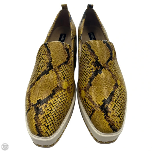 Shoes Designer By Karl Lagerfeld In Yellow, Size: 7
