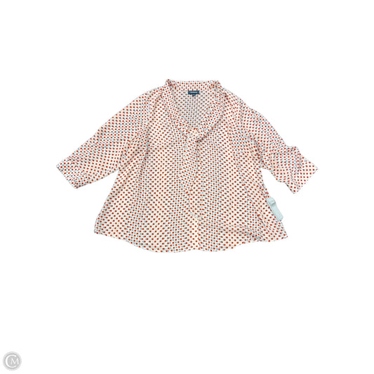 Top Long Sleeve By Modcloth In Polkadot Pattern, Size: 2x