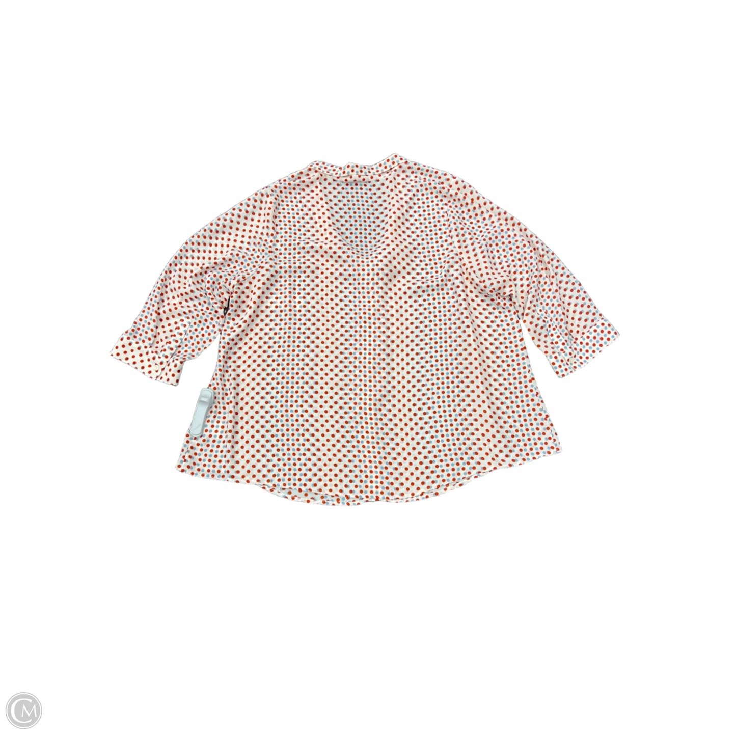 Top Long Sleeve By Modcloth In Polkadot Pattern, Size: 2x