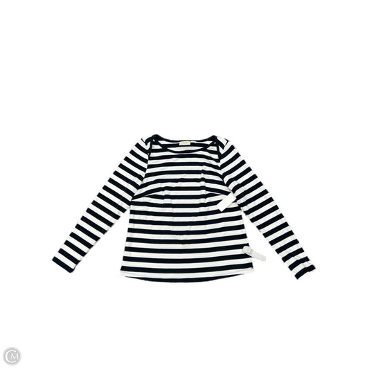 Top Long Sleeve By Maeve In Striped Pattern, Size: 1x