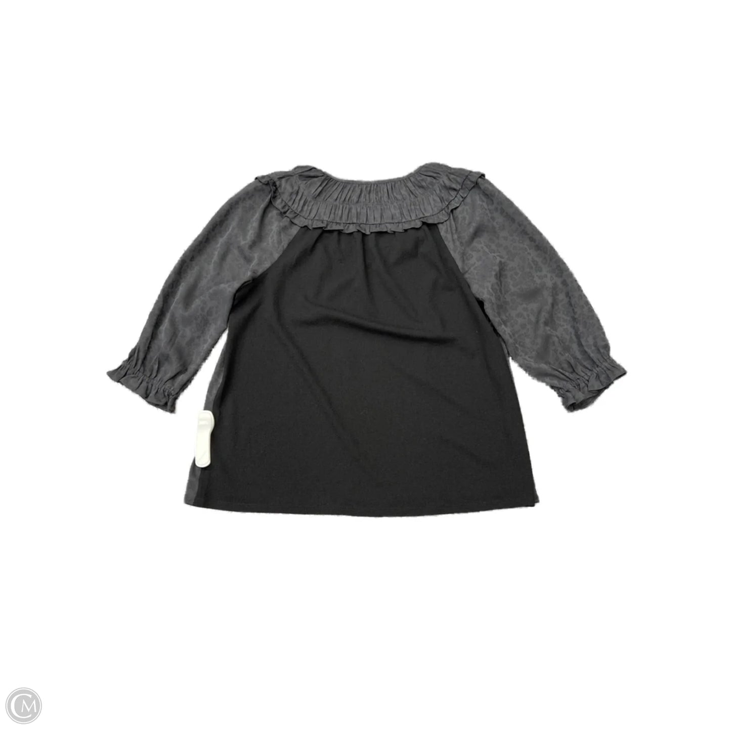 Top 3/4 Sleeve By Current Air In Green, Size: M