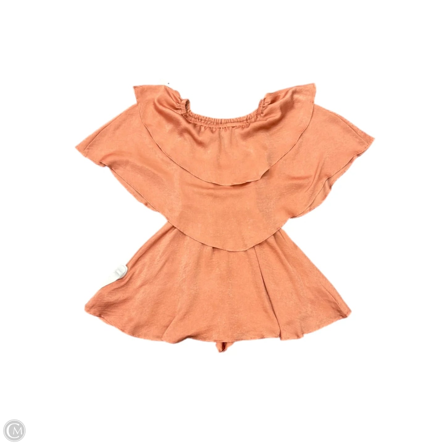 Romper By Mumu In Orange, Size: Xs