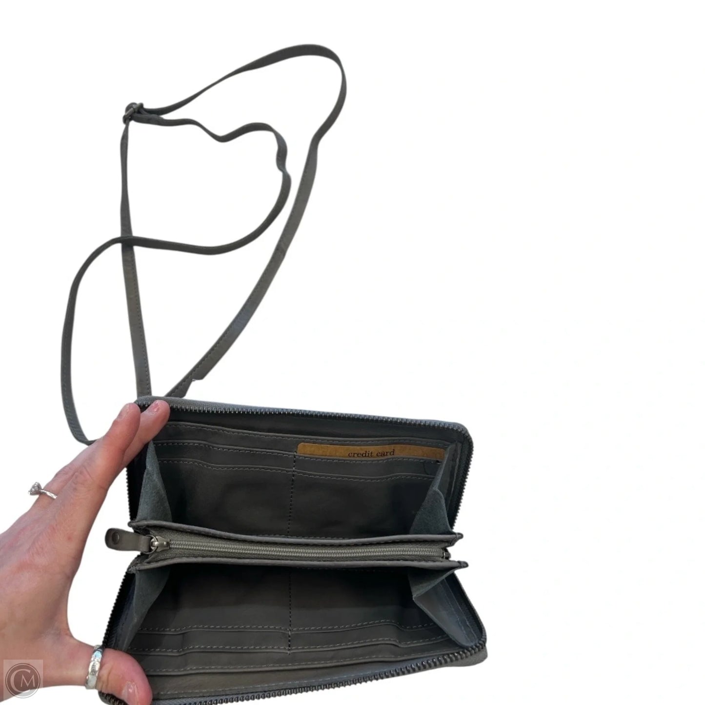 Wallet Leather By Cma, Size: Large