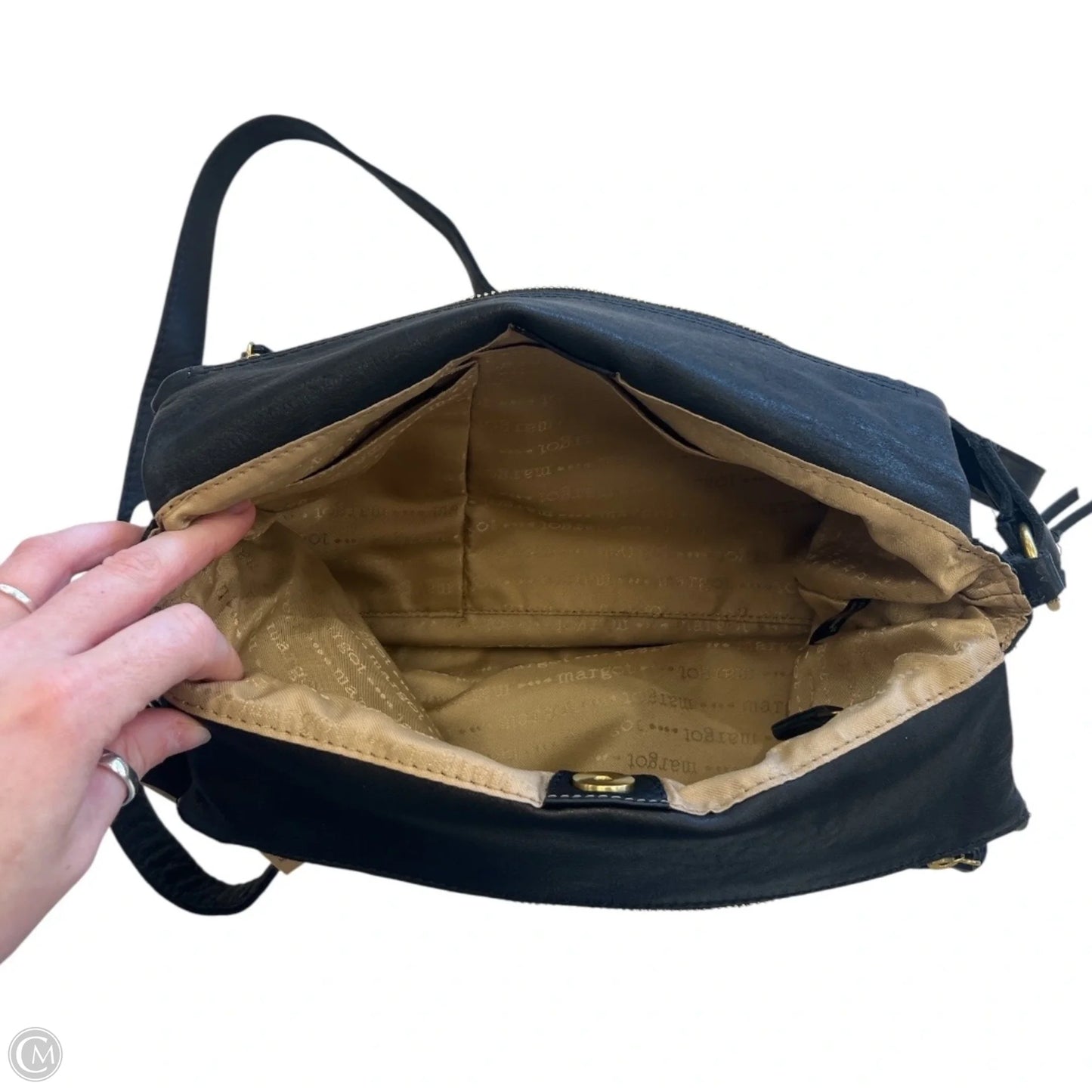 Crossbody Leather By Margot, Size: Medium