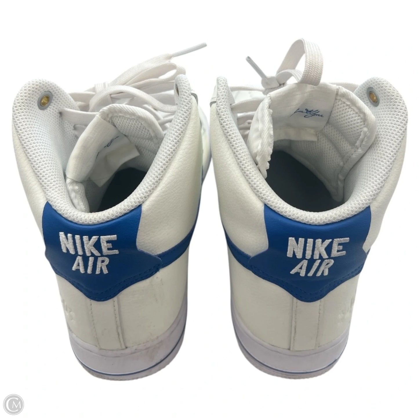 Shoes Sneakers By Nike In Blue & White, Size: 9.5