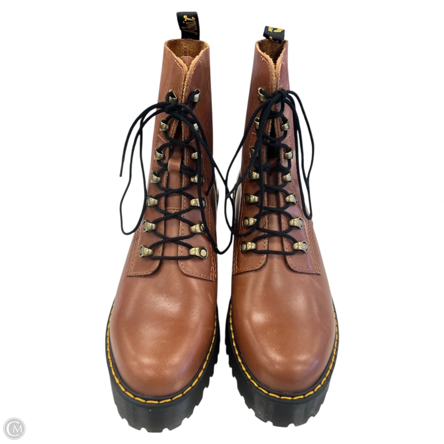 Boots Combat By Dr Martens In Brown, Size: 9