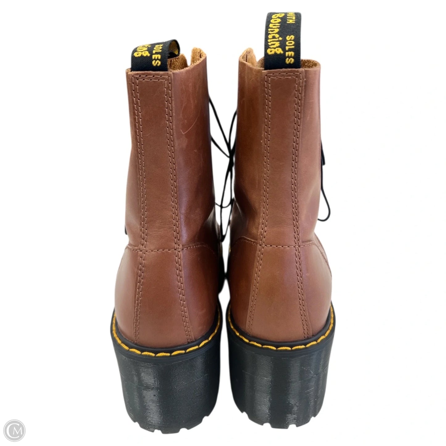 Boots Combat By Dr Martens In Brown, Size: 9