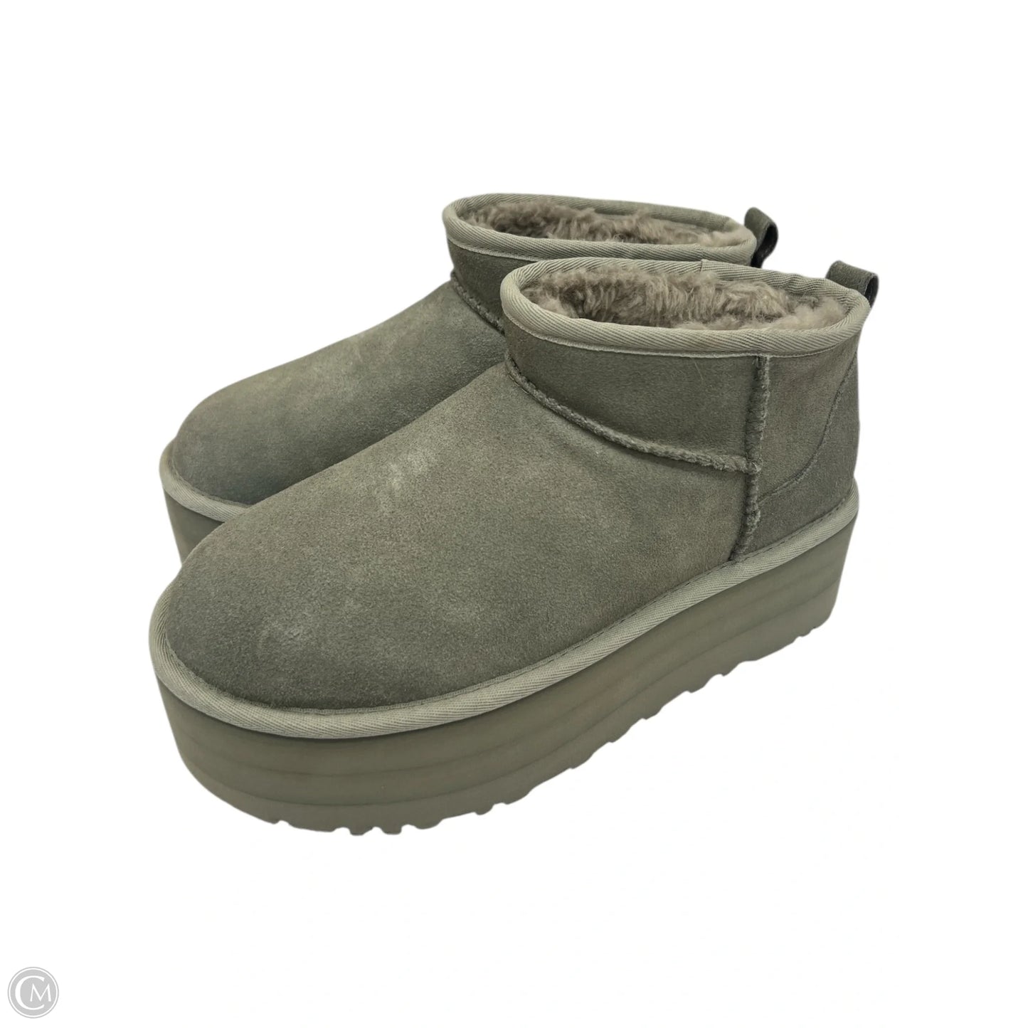 Boots Designer By Ugg In Grey, Size: 7