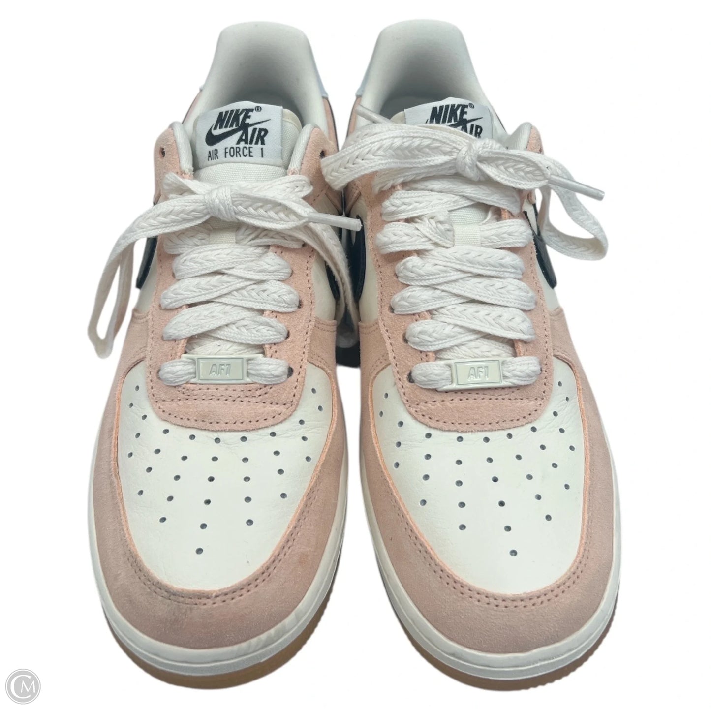 Shoes Sneakers By Nike In Pink & White, Size: 9