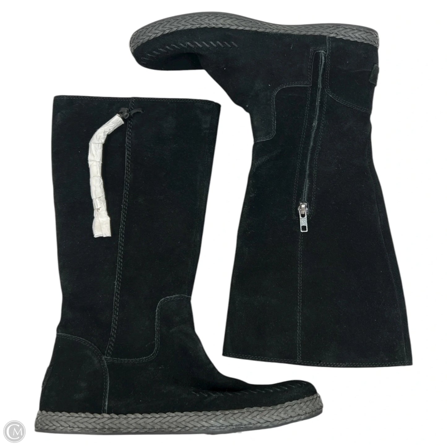 Boots Designer By Ugg In Black, Size: 9.5