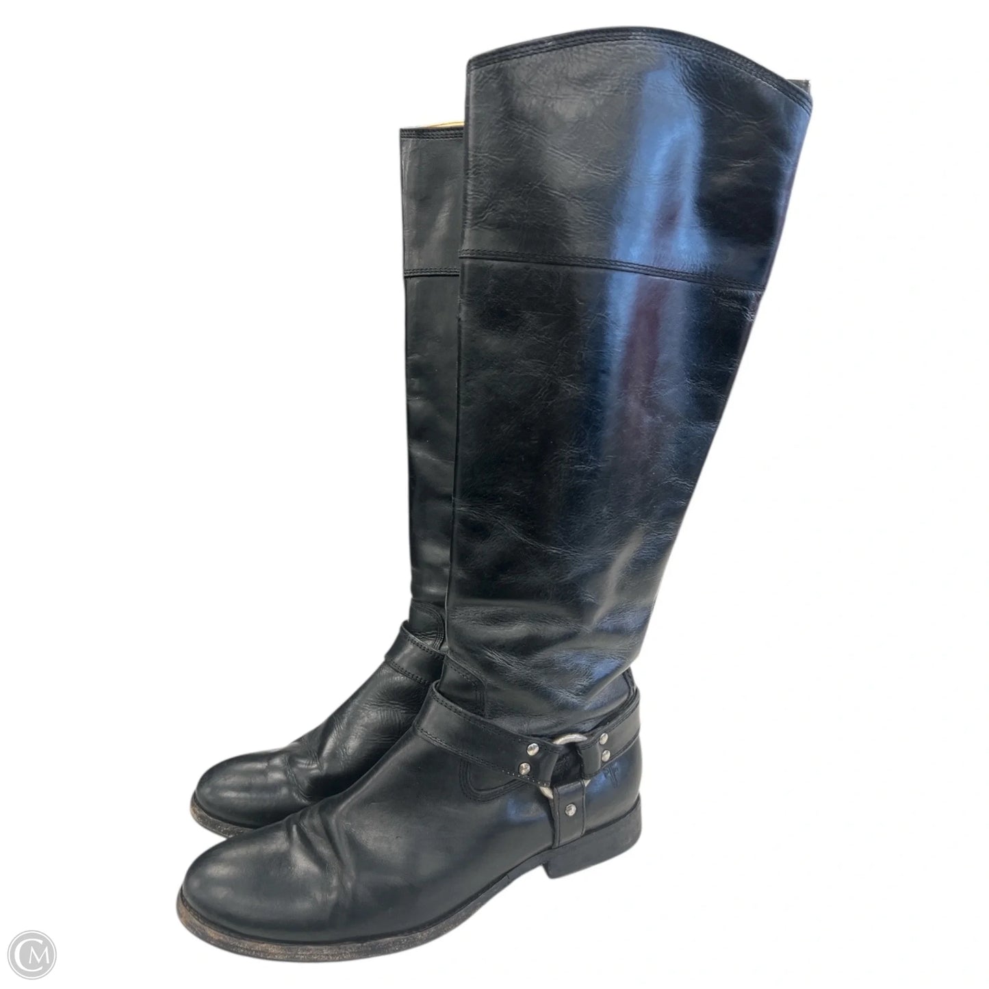 Boots Designer By Frye In Black, Size: 10